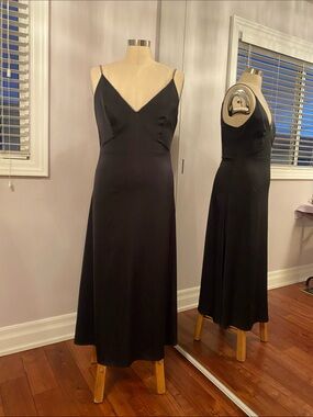 Black  dress with rhinestones ladies size M